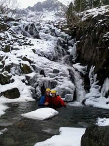 Winter Gorge Walking in the Lake District