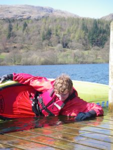Kayak skills coaching on coniston water